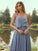 A-Line/Princess Chiffon Ruffles Spaghetti Straps Sleeveless Floor-Length Bridesmaid Dresses CICIP0004961