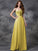 A-line/Princess Sweetheart Ruffles Sleeveless Long Chiffon Bridesmaid Dresses CICIP0005598