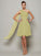 A-Line/Princess One-Shoulder Sleeveless Pleats Short Chiffon Bridesmaid Dresses CICIP0005095