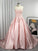 Ball Gown Sweetheart Lace Satin Sleeveless Court Train Dresses CICIP0004712