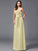 A-Line/Princess Sweetheart Sash/Ribbon/Belt Sleeveless Long Lace Bridesmaid dresses CICIP0005357