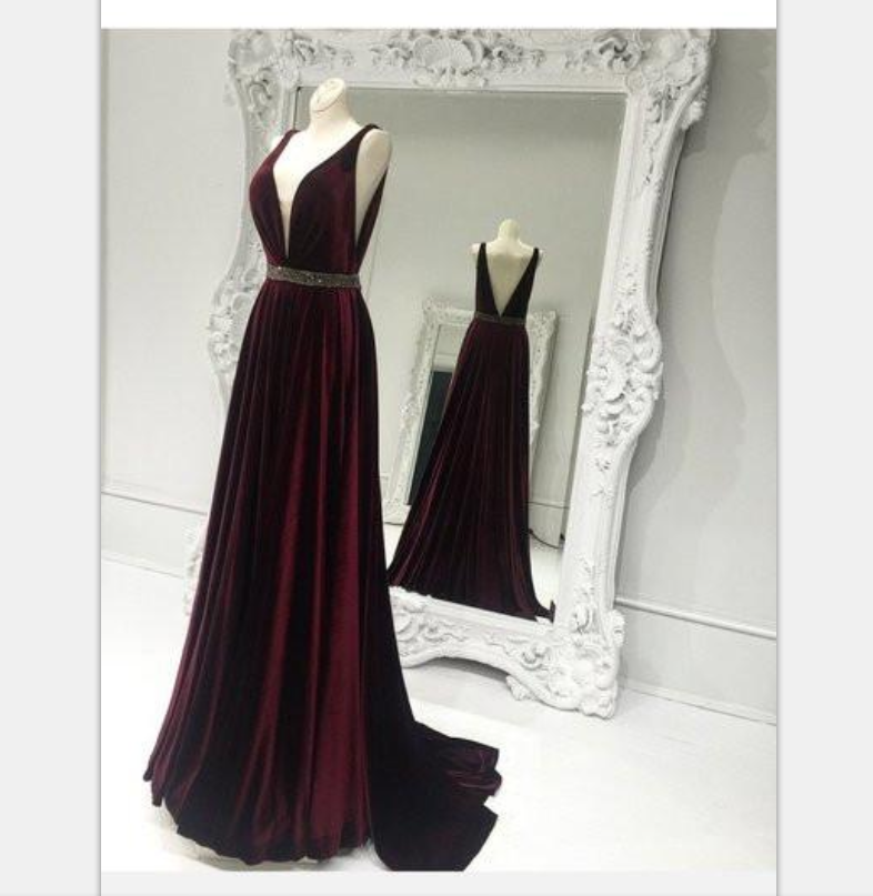 Sexy Deep V-neck Prom Dresses,Backless Prom Dresses,High Low Prom Dresses,A-line Prom Dresses,Long Prom Dresses,Charming Evening Dresses,Sparkly Prom Dress,Party Dresses