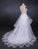 Unique V Neck Sleeveless Tulle Wedding Dresses, Asymmetrical Long Bridal Dresses N2290