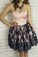 Mini Sweetheart Lace Homecoming Dress, A Line Short Strapless Prom Gown N2196
