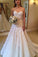 Elegant Sweetheart Wedding Dress with Lace Appliques, Strapless Bridal Dresses N2082