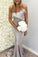 Strapless Mermaid Bridesmaid Dress with Sweep Train, Trumpet Sleeveless Bridesmaid Dresses N2381