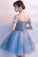 A Line Off The Shoulder Applique Short Homecoming Dress, Puffy Cocktail Dresses N1947