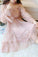 Sparkly Star Long Sleeves Tulle Homecoming Dresses, Charming Short Prom Dress N2003
