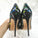 High-heels with note patterns, Fashion Evening Party Shoes, yy14
