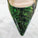 High-heels with green snakeskin pattern, Fashion Evening Party Shoes, yy18