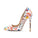 High-heels with colourful patterns, Fashion Evening Party Shoes, yy23